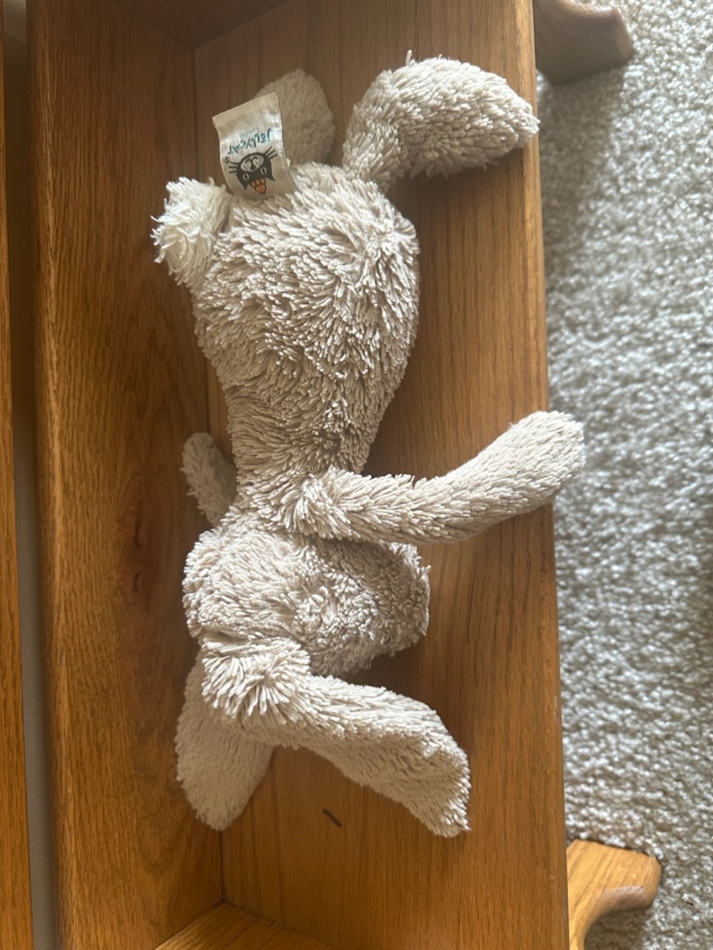 Jelly Cat Plush Beige Bunny - Picture 4 of 9